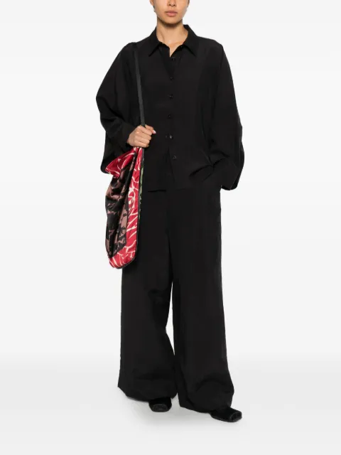 SOH button-fastening palazzo pants