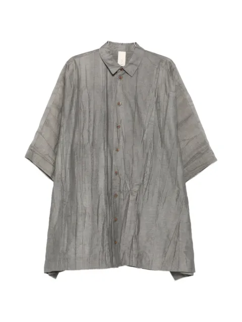 SOH crinkled-effect shirt