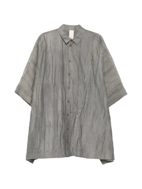 SOH crinkled-effect shirt