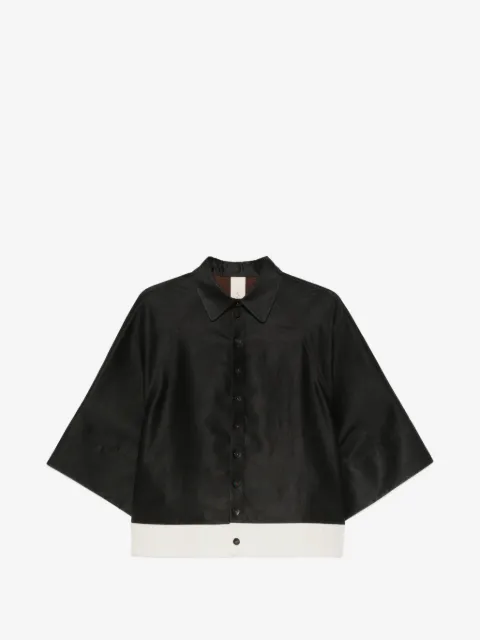 SOH camisa con dobladillo en contraste