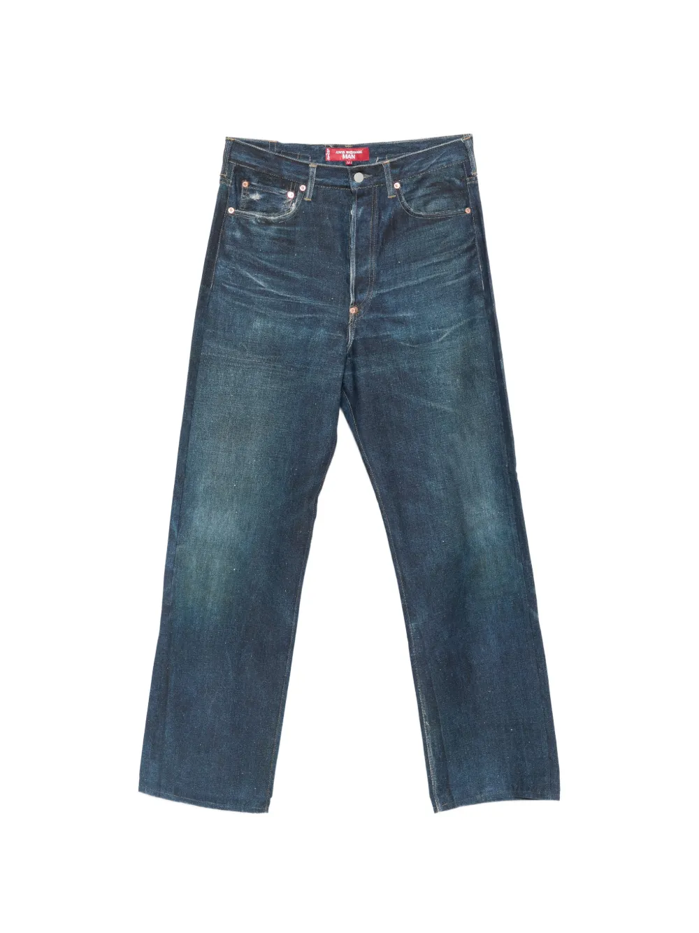 Junya Watanabe MAN x Levi's cinch-strap jeans - Blu
