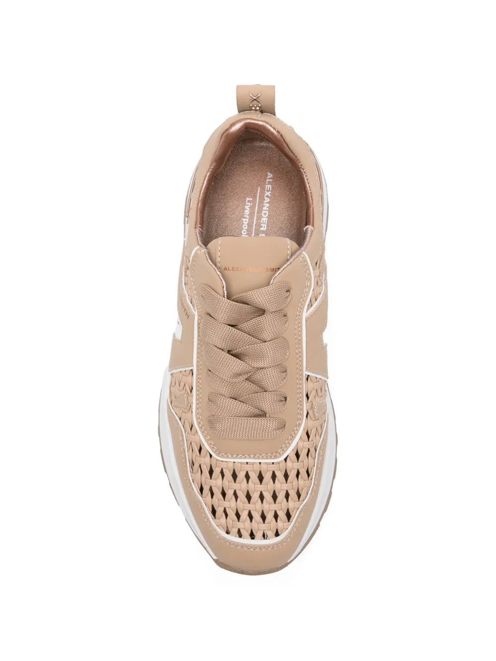 Alexander Smith Liverpool lace-up sneakers Beige