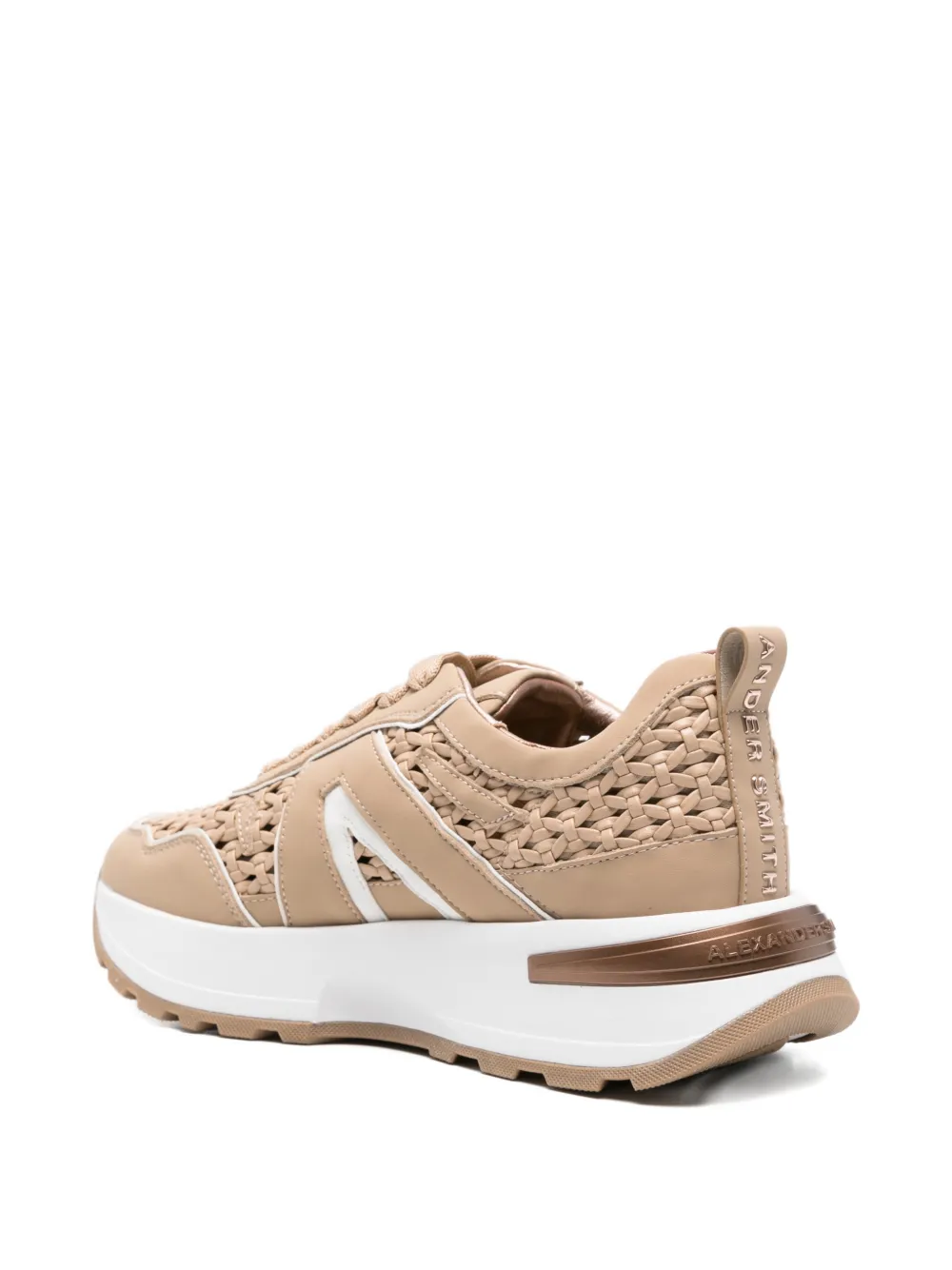 Alexander Smith Liverpool lace-up sneakers Beige