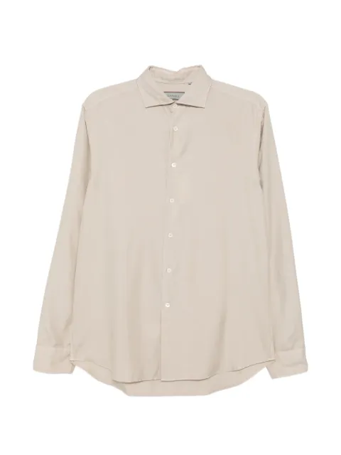 Canali button-fastening shirt
