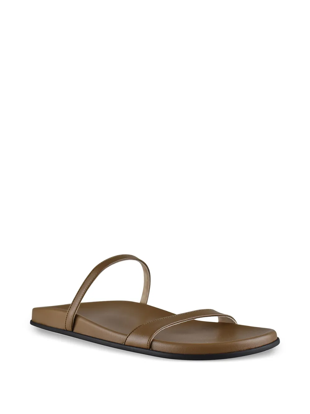 The Row Leren sandalen met bandjes Bruin