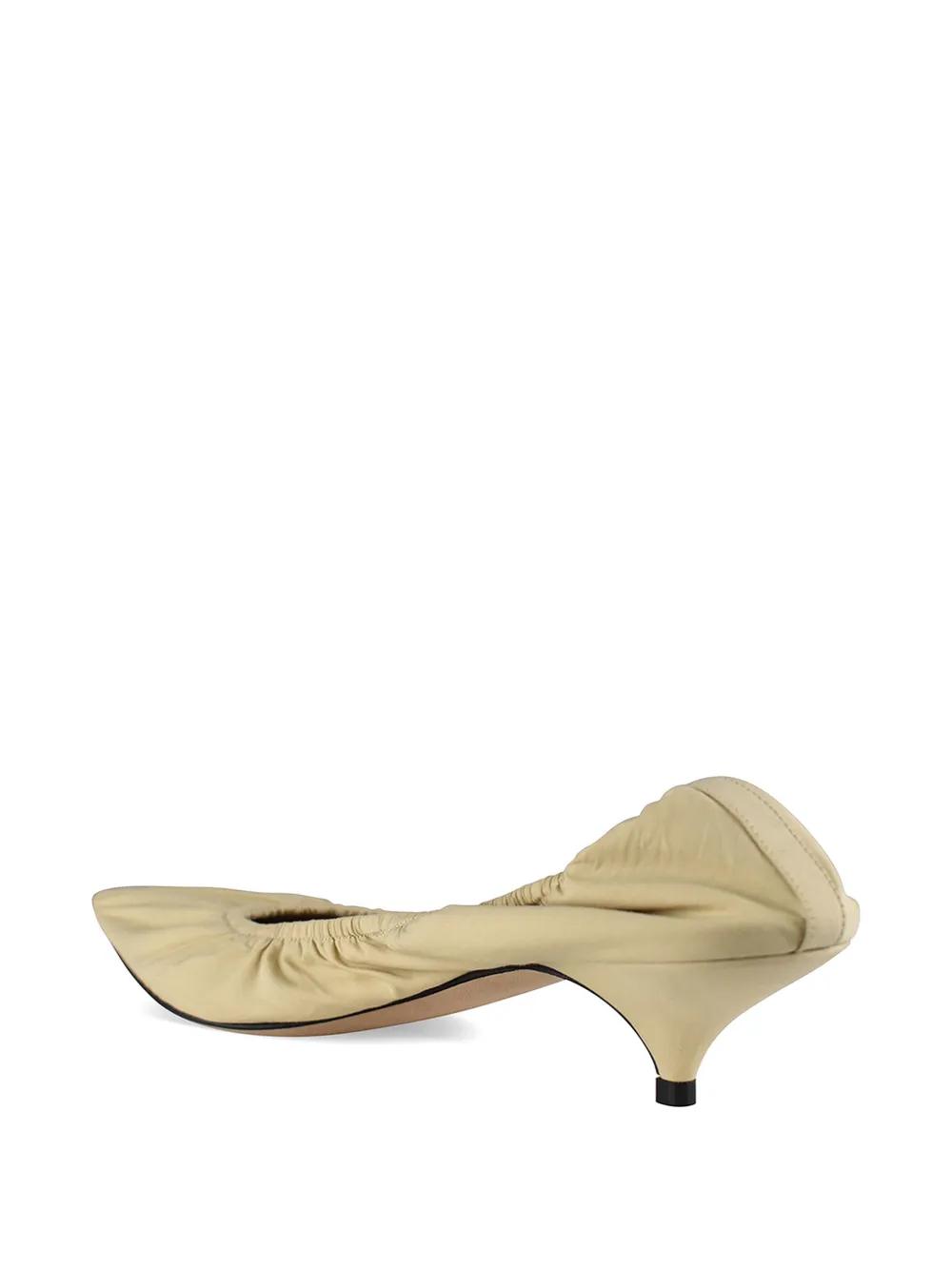 The Row Liisa elongated almond-toe mules Beige