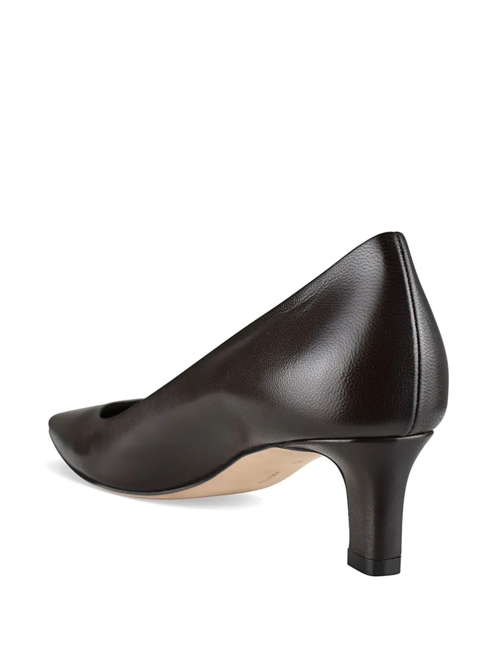 The Row Carla vierkante pumps Bruin