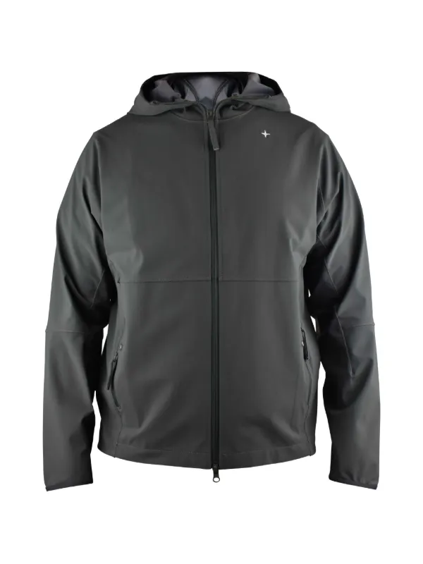 ストーンアイランド　stone フーテッドジャケット Stone Island フーデッド ジップジャケット | グレー | FARFETCH JP