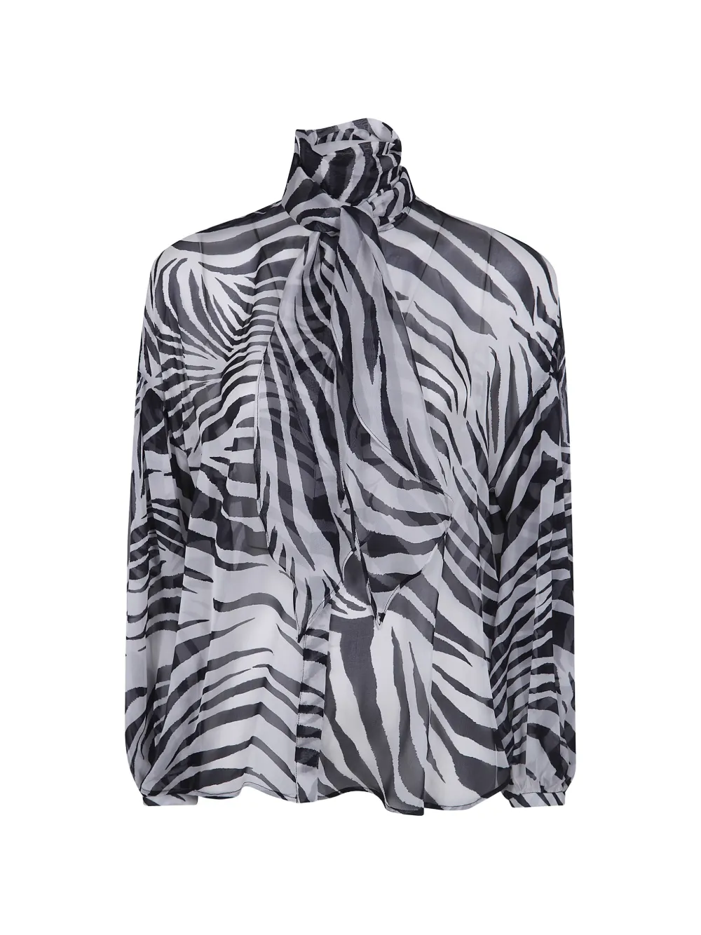 Max Mara Ballata zebra-print shirt - White