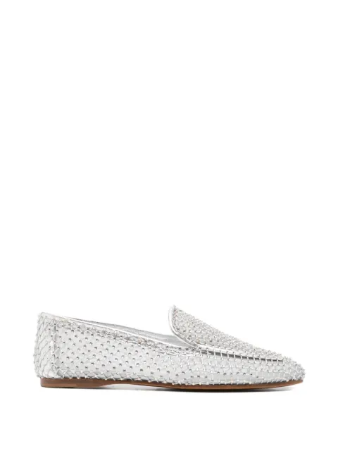 Forte Forte crystal-embellished mesh loafers