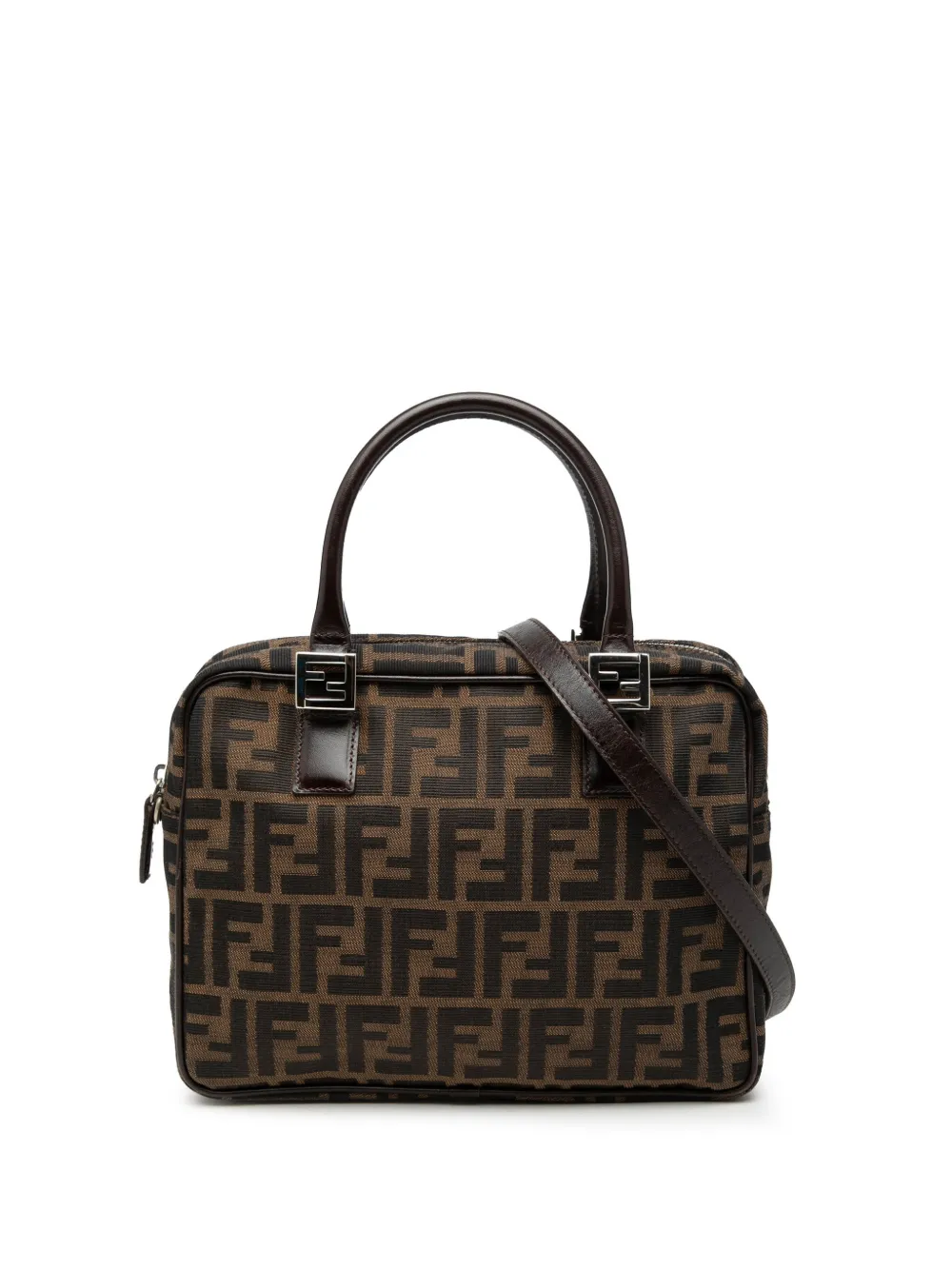 Fendi Pre-Owned 2000-2010 Zucca Canvas satchel - Brown