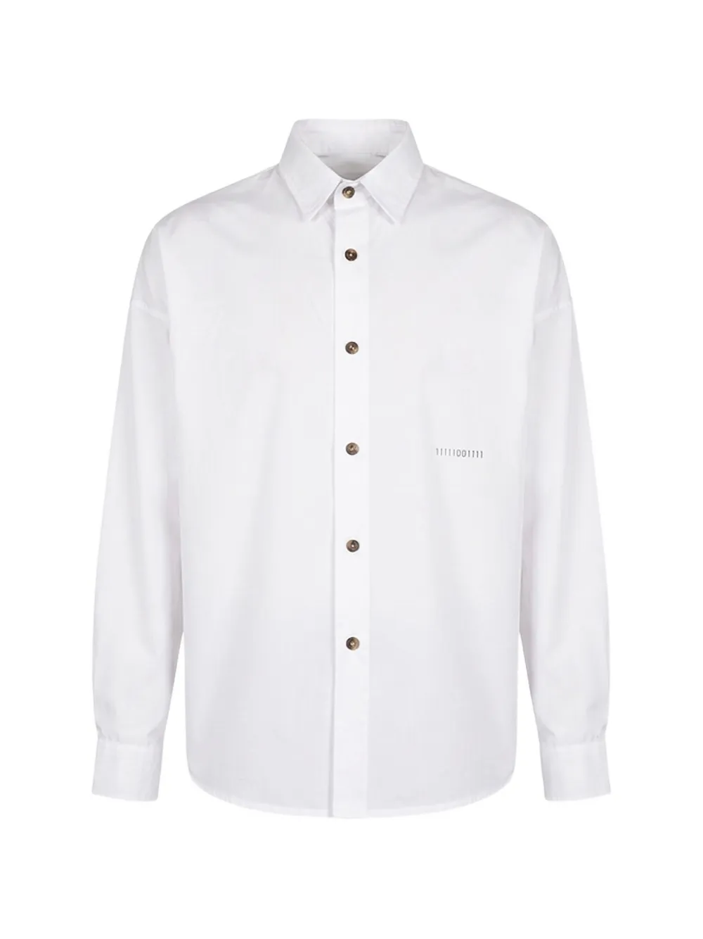 Société Anonyme buttoned oversized shirt - Weiß