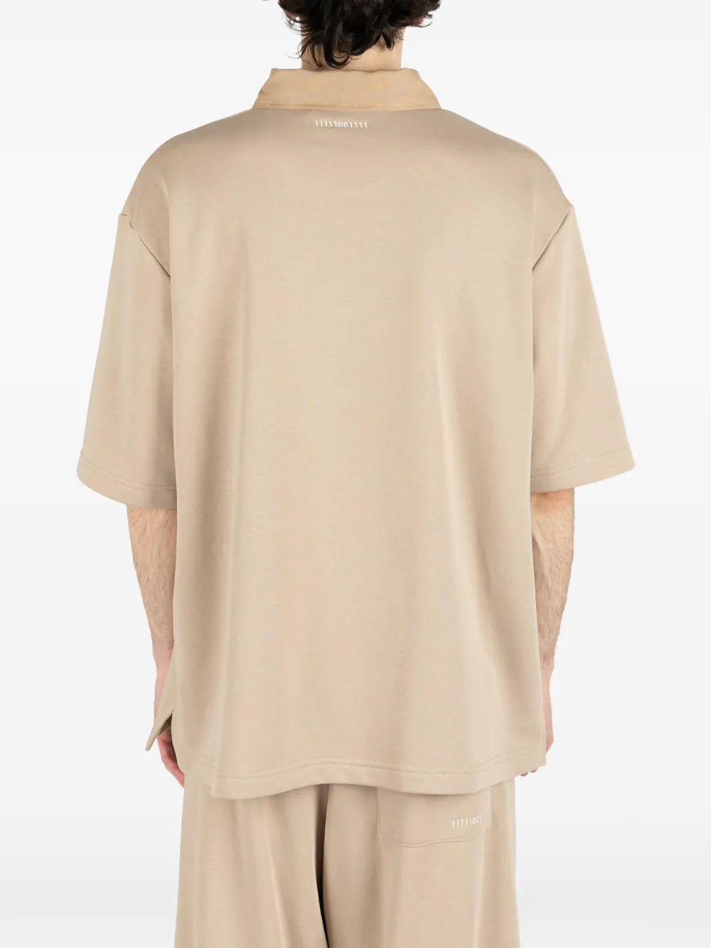 Société Anonyme Polo 92 poloshirt met opgestikte zak Beige