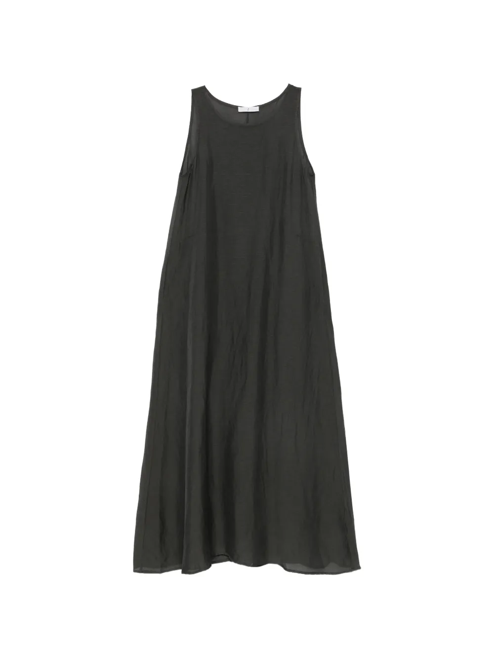 Why Ci slub-texture sleeveless maxi dress - Grigio