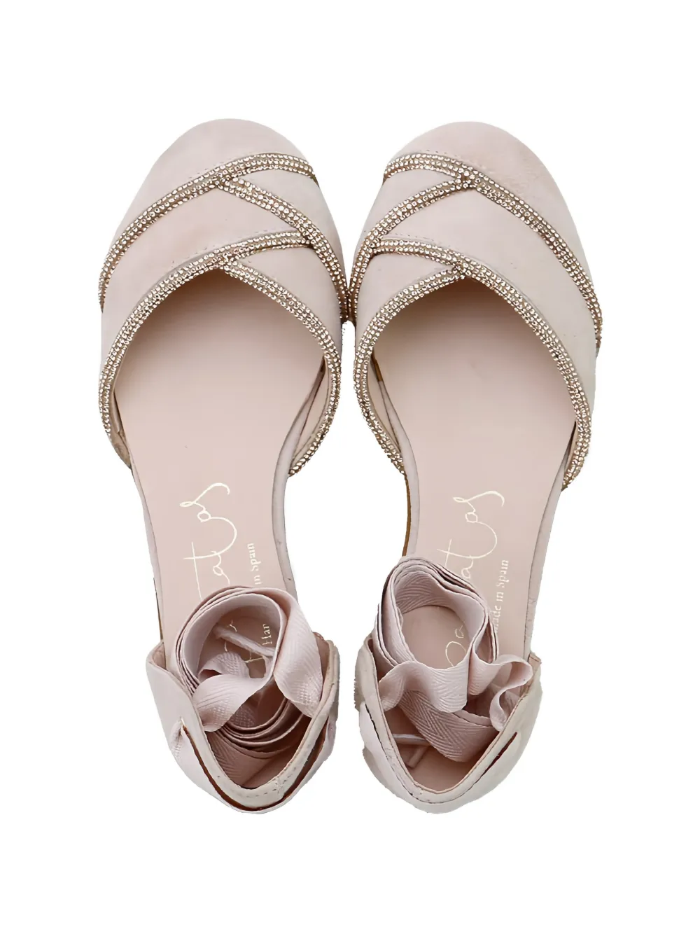 Eli1957 Sandalen met verfraaid detail en enkelbandje Roze