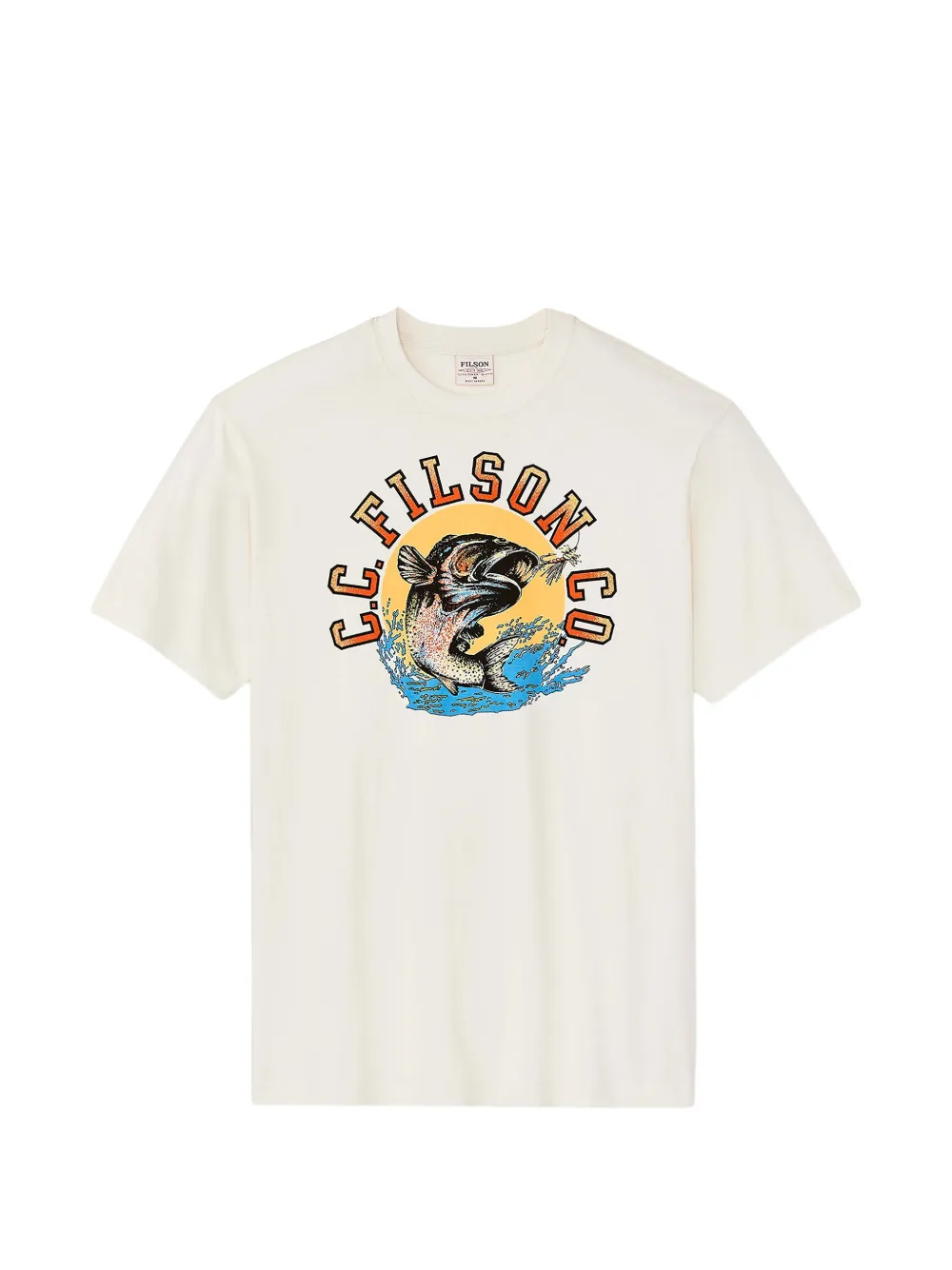 Filson Dry Fly graphic-print T-shirt - Toni neutri