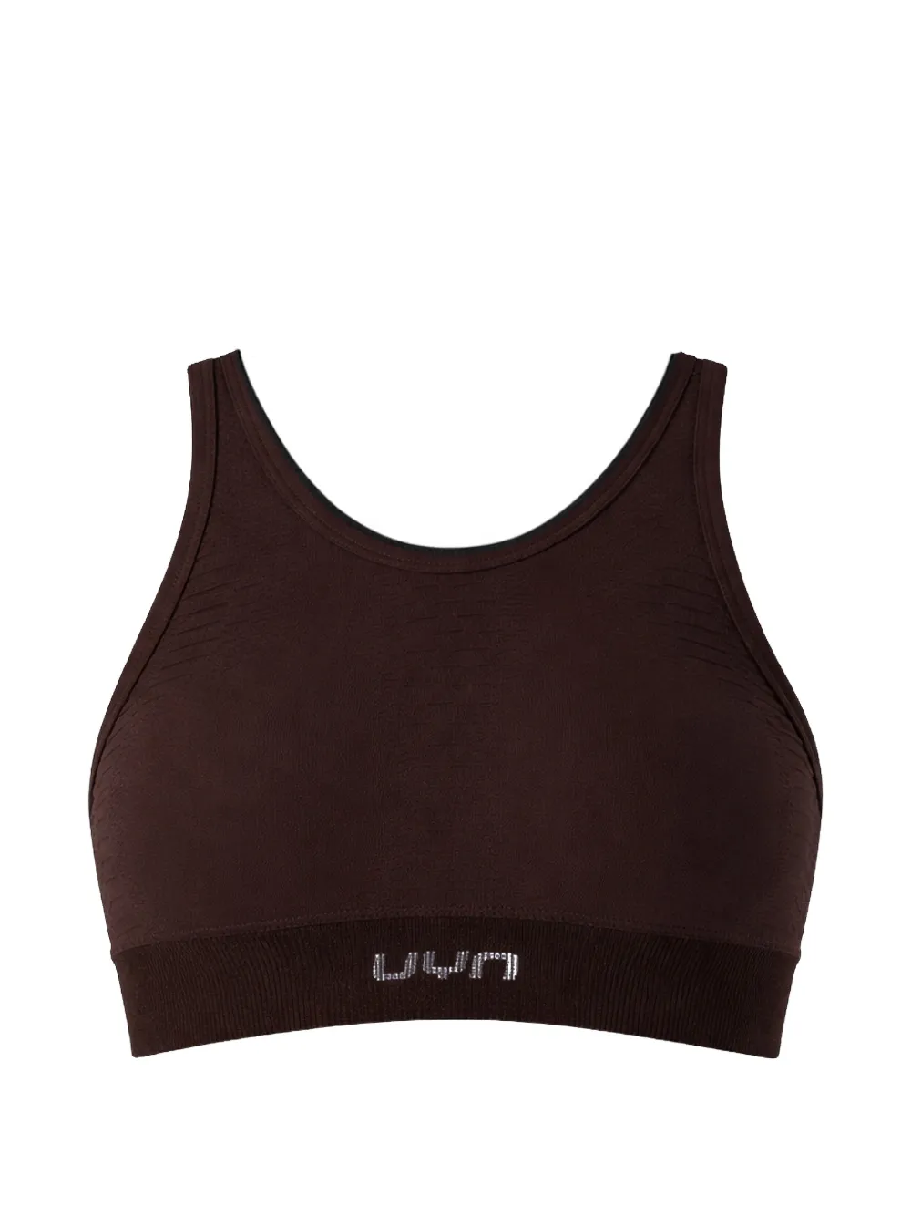 UYN ribbed top - Marrone