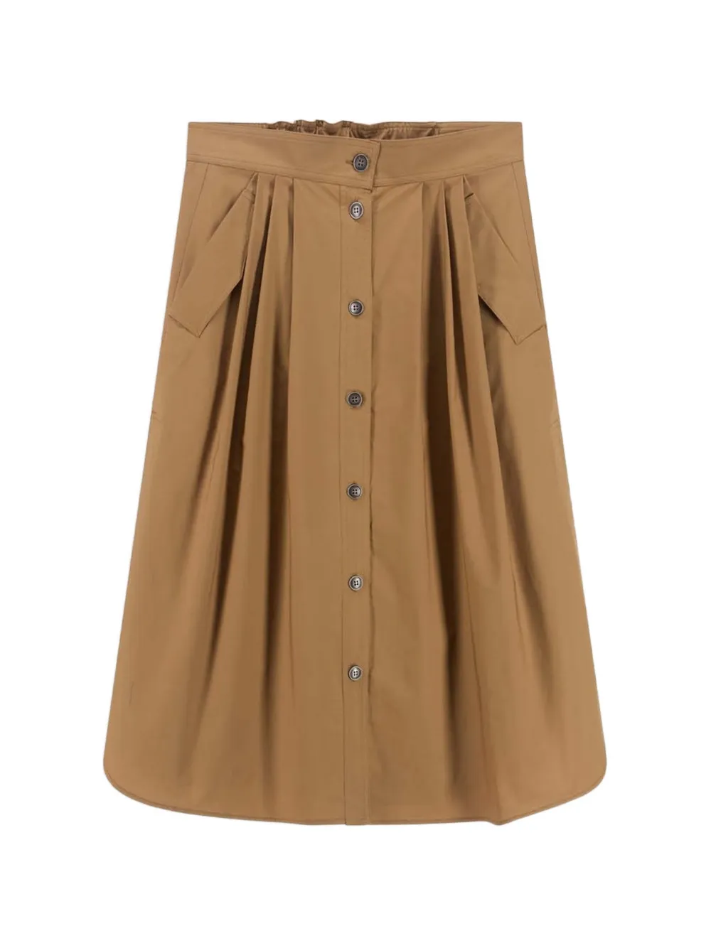 8pm button skirt - Nude