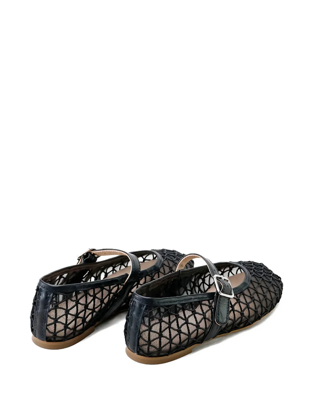 Eli1957 buckle-strap ballerinas Zwart