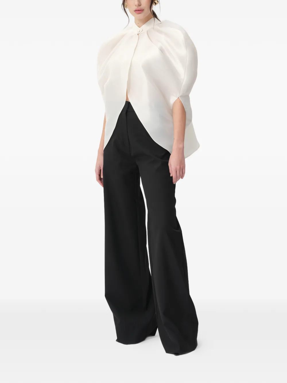 CONCEPTO Sage cape blouse - thumbnail 3 of 5