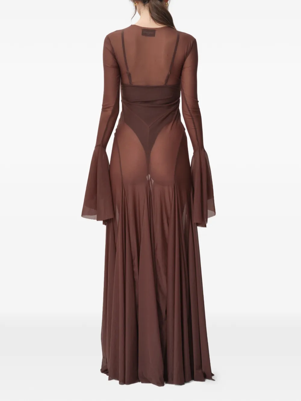  Concepto Vestido Largo Sienna - Marrón 