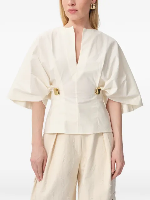 CONCEPTO Haze V-neck blouse