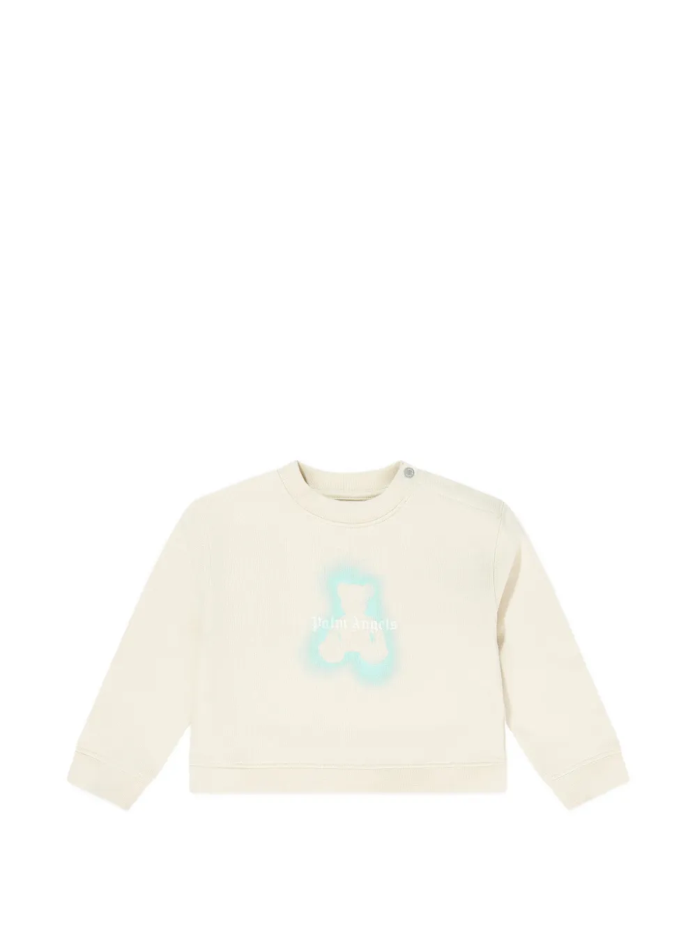 Palm Angels Kids bear-print sweatshirt - Toni neutri