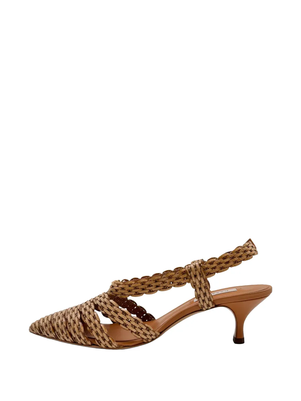 Casadei Julia Avenida woven sandals Beige