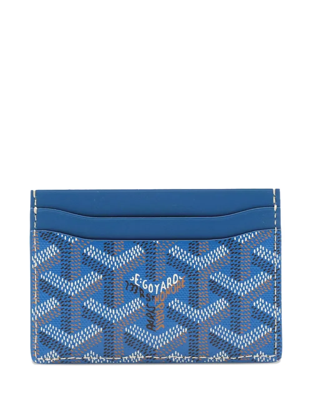 Goyard Pre-Owned Goyard Saint-Sulpice card holder - Blu