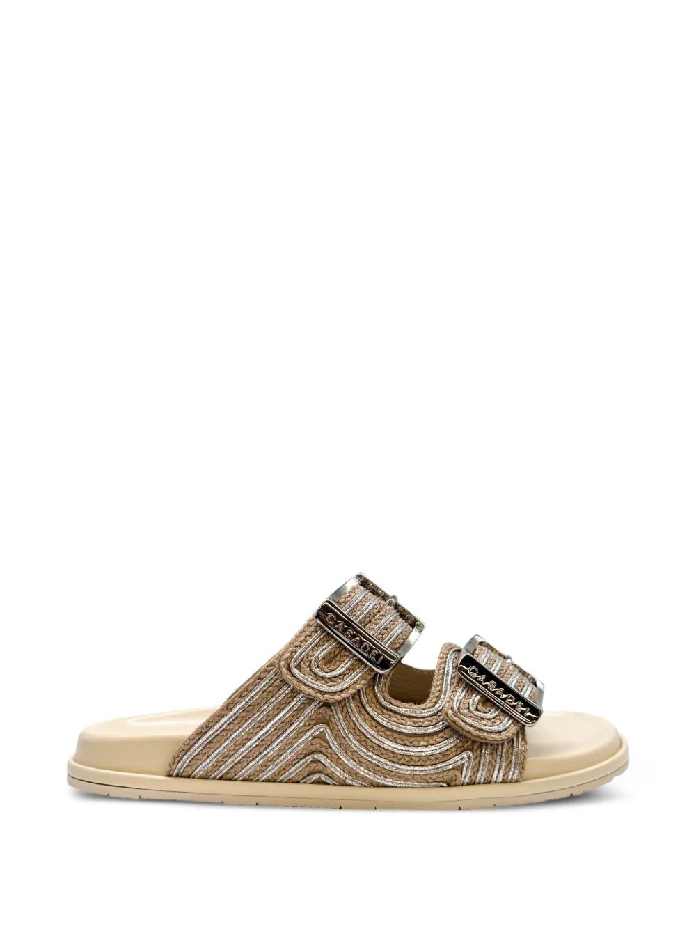 Casadei Birky Tahiti buckle-strap sandals Beige
