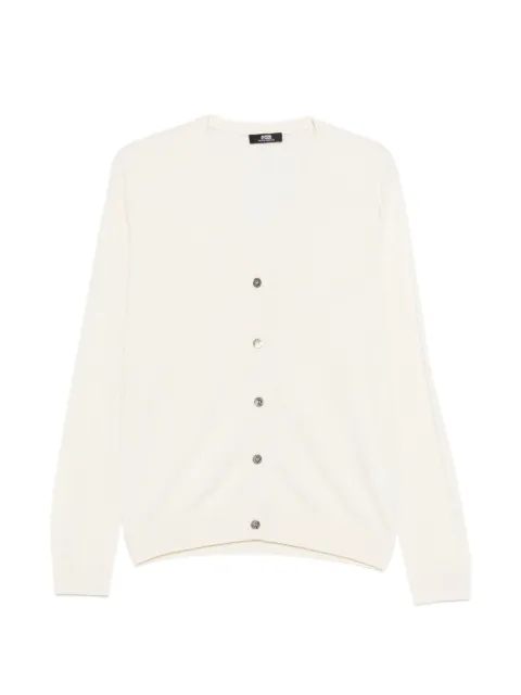 ALPHA STUDIO button V-neck cardigan