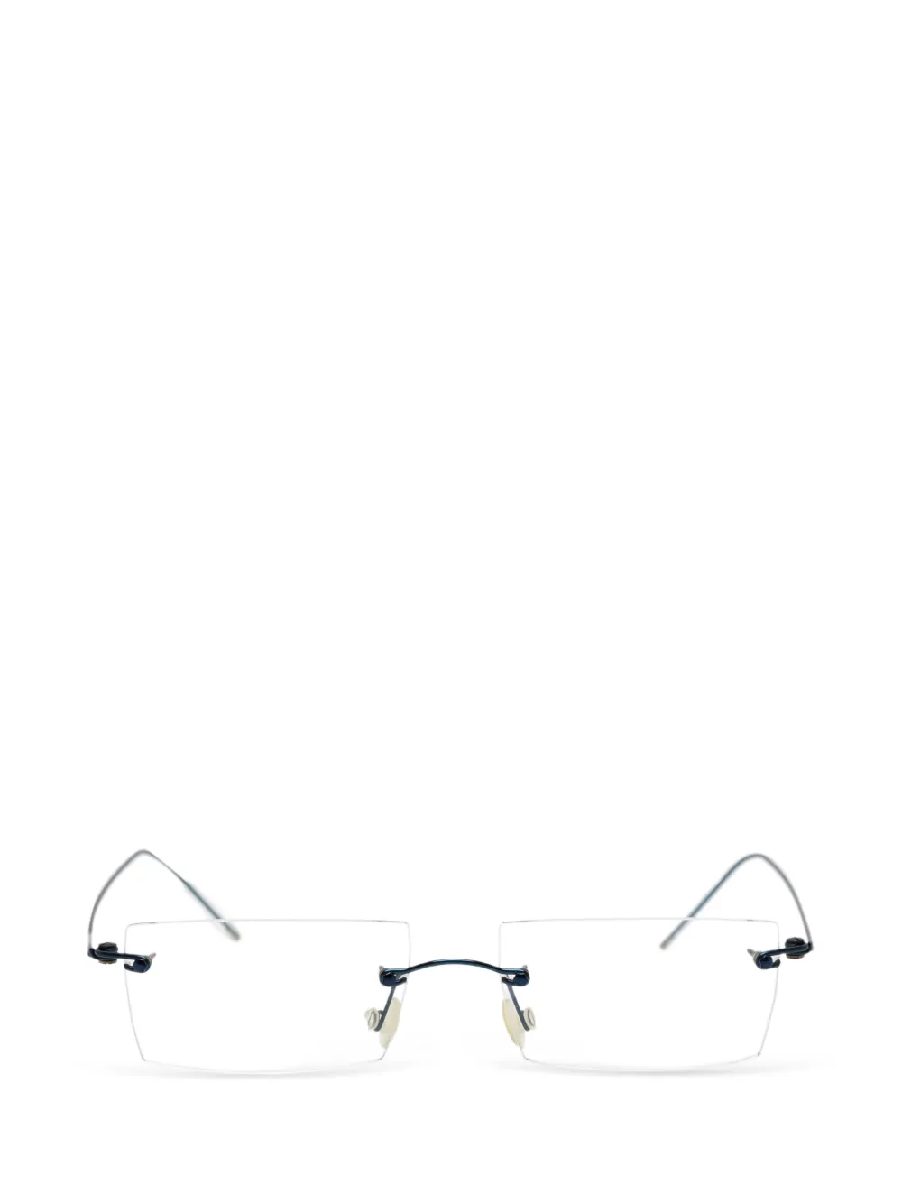 Minima Minima 2 square-frame glasses - Blu