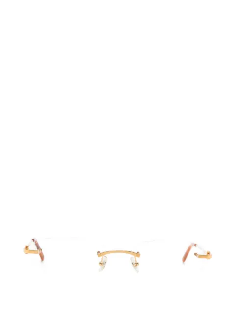 Cartier Eyewear Bolon rimless C Décor glasses