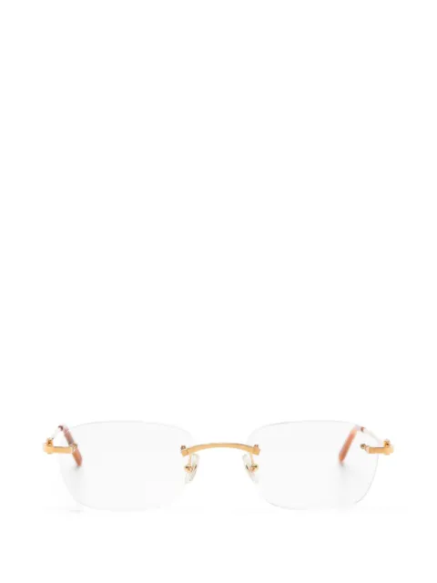 Cartier Eyewear Bolon rimless C Décor glasses