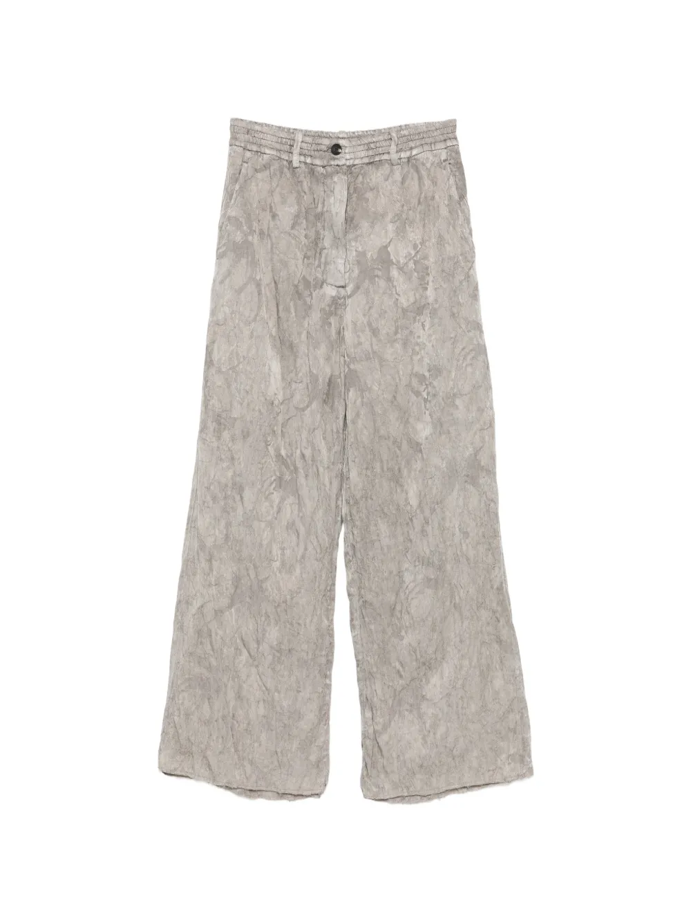 Masnada jacquard wide-leg trousers - Grigio