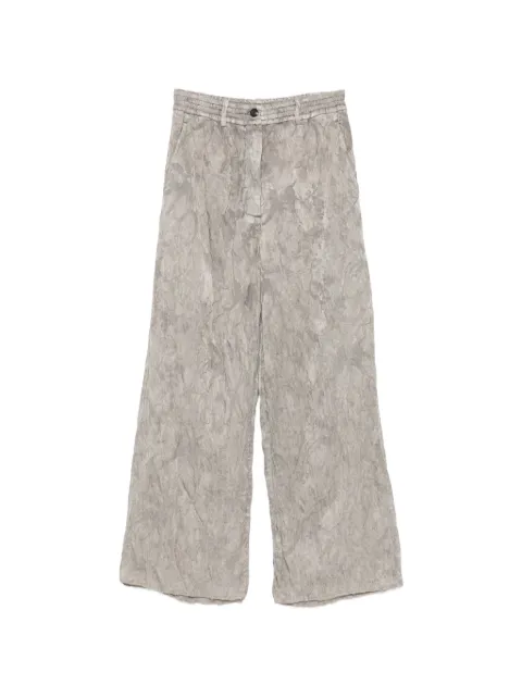 Masnada jacquard wide-leg trousers