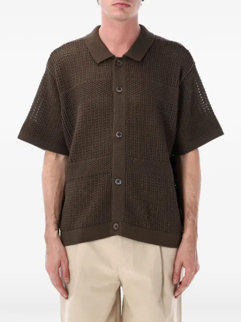 Obey Zach waffle knit shirt