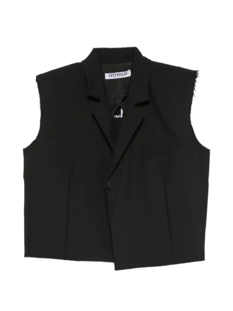 Lutz Huelle Smoking frayed-edge gilet