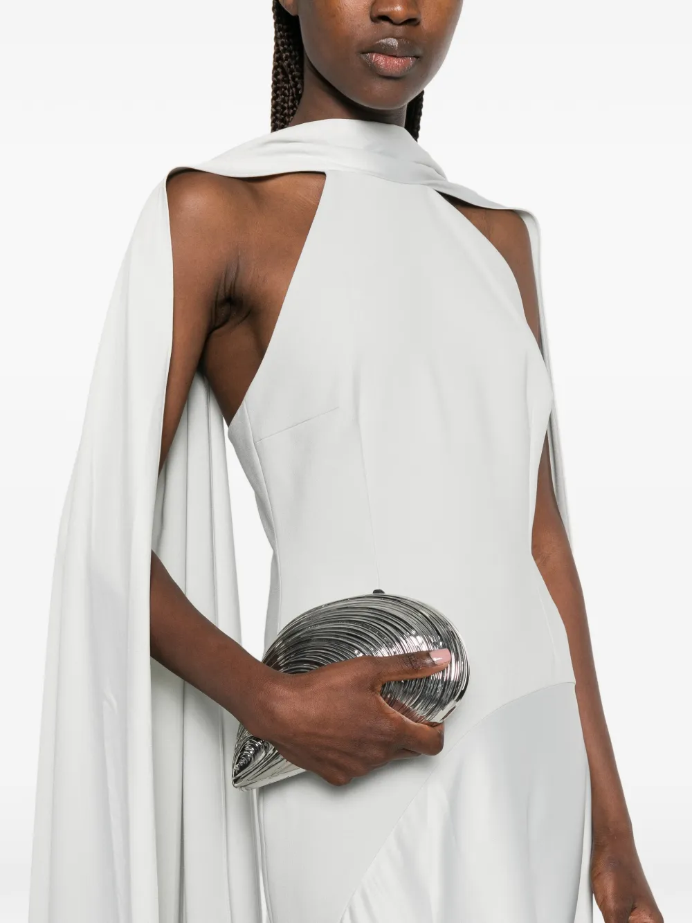 Solace London Cece maxi-jurk Grijs