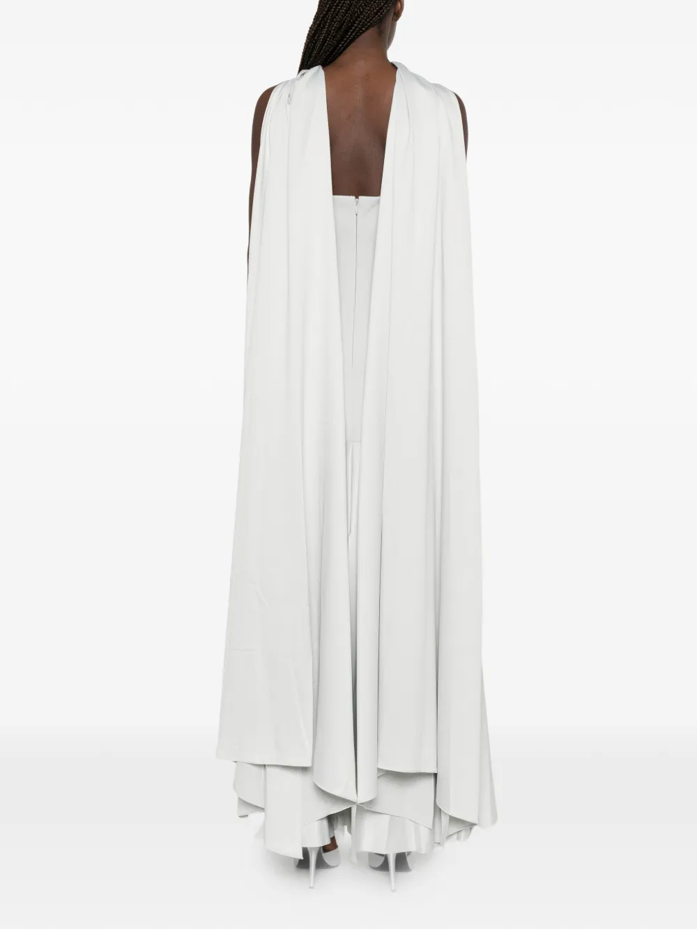 Solace London Cece maxi-jurk Grijs