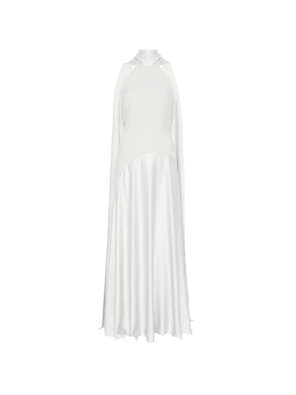 Solace London the Cece maxi dress in silver