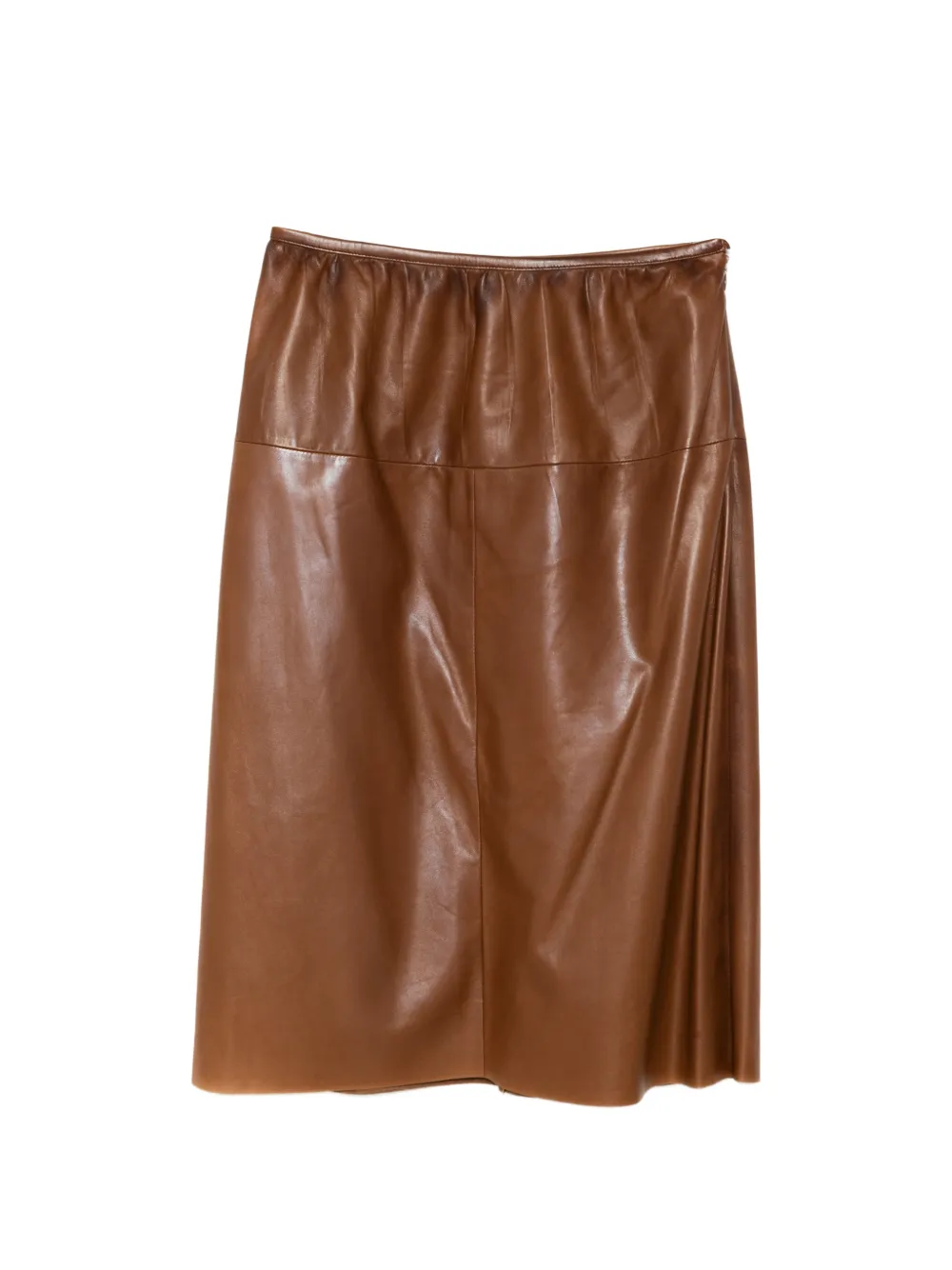 Prada Pre-Owned Gonna midi svasata - Marrone