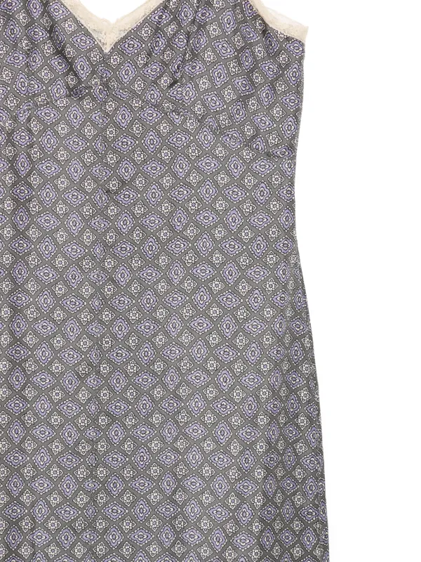 Prada Pre-Owned レーストリム スリップドレス | グレー | FARFETCH JP