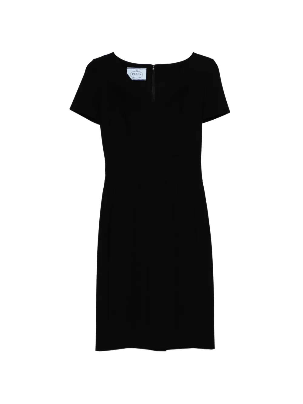 Prada Pre-Owned V-neck short-sleeve dress - Black