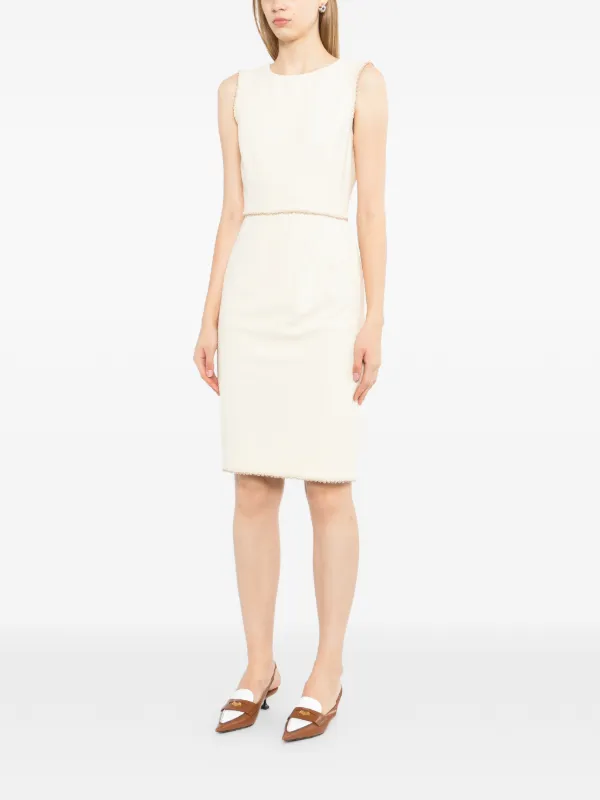 chanel tweed dress white Maria (WHITE) Available for in store pick up. Vintage chanel White Tweed Dress