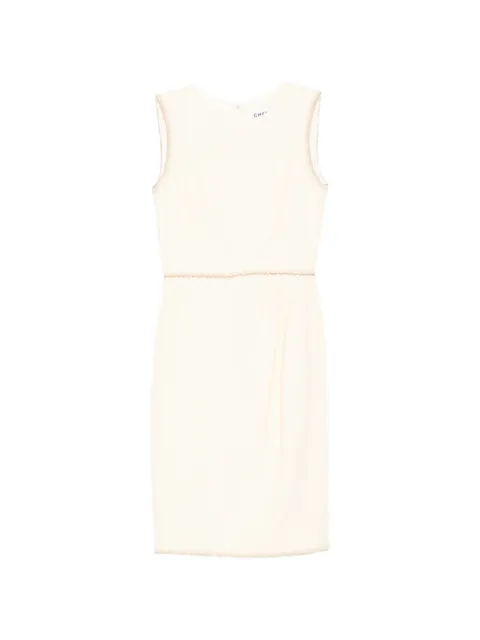 CHANEL Pre-Owned sleeveless tweed dress
