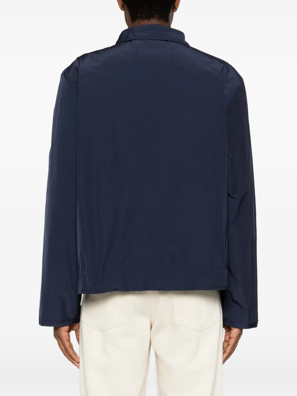 Camiel Fortgens Gerafeld jack met trekkoord Blauw