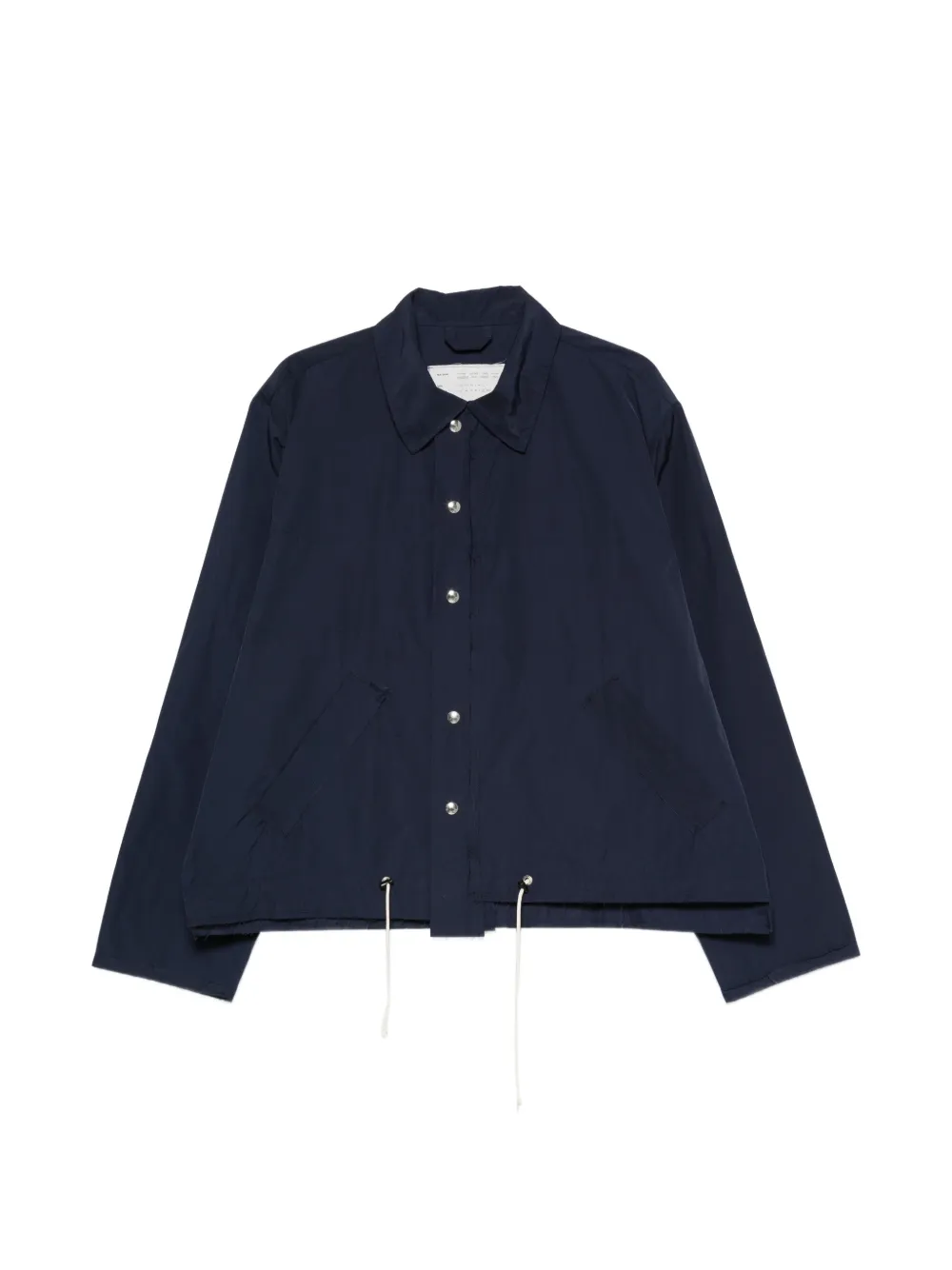 Camiel Fortgens raw-cut drawstring jacket - Blau