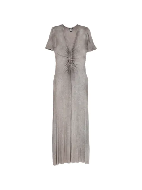 Avant Toi ruched ribbed maxi dress