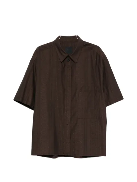 Frei-Mut Salter textured short-sleeve shirt
